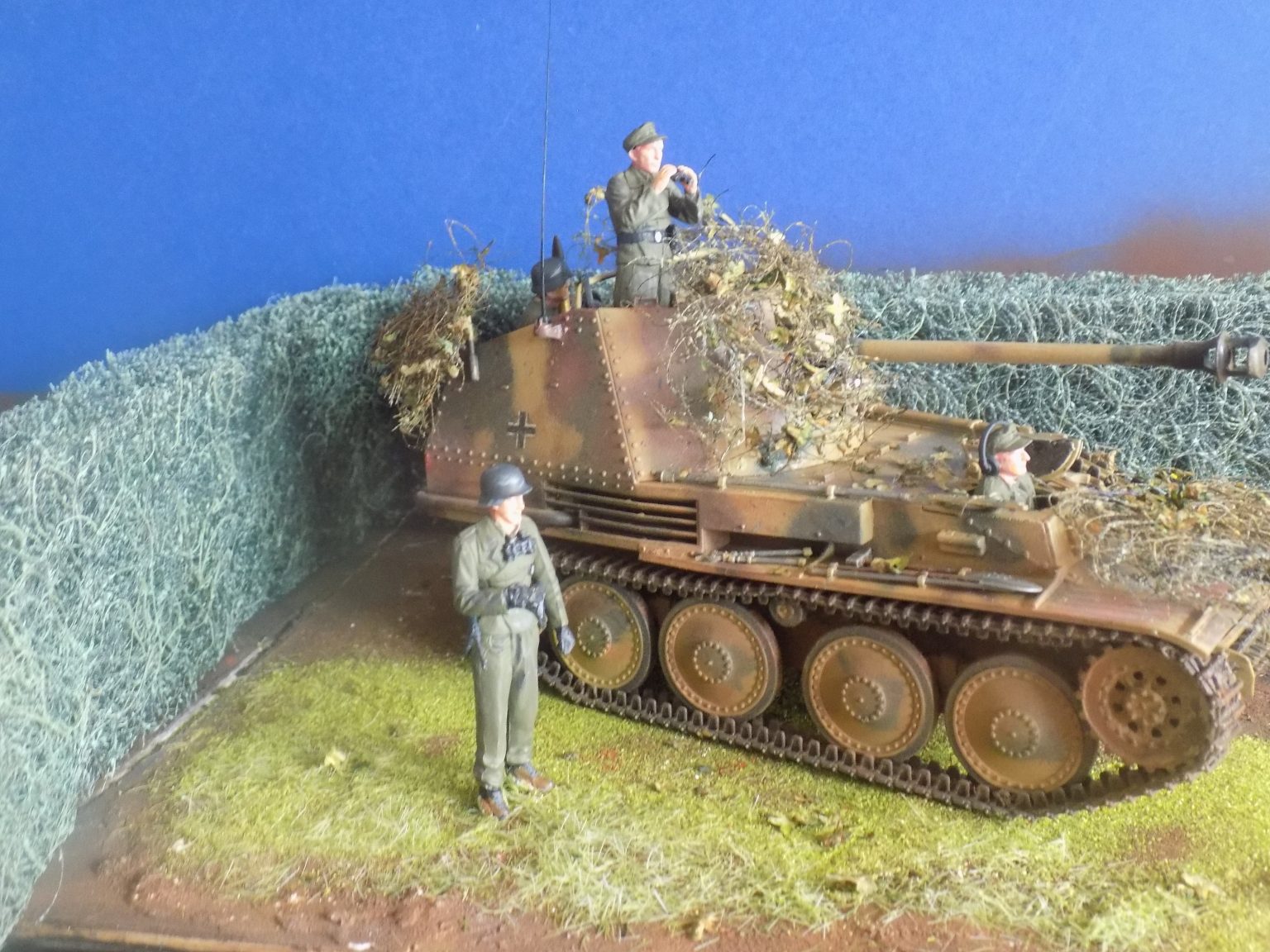 German Tank Destroyer Marder III M “Normandy Front”. Tamiya 1/35 scale ...