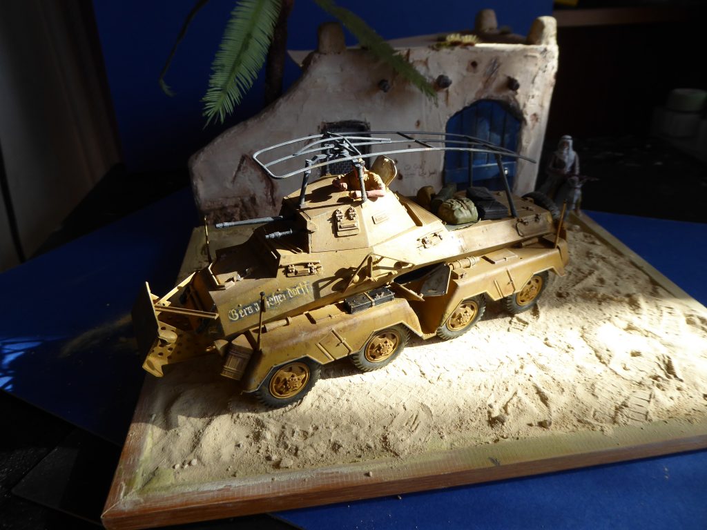 thumbnail image 2 of Tamiya 1/35 Sd.Kfz.232 Schwerer Panzerspähwagen Afrika-Korps – Model Kit 35297 – Unassembled 2 of 5